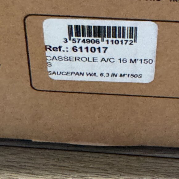 MAUVIEL M'150s 1.9 qt. Saucepan & Lid - Picture 5 of 7